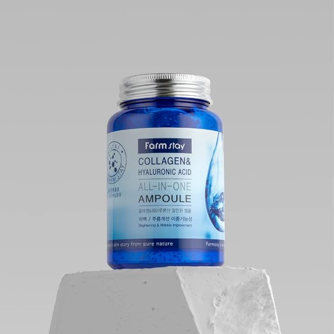 Farmstay Collagen and Hyaluronic Acid All-in-One Ampoule (250ml)