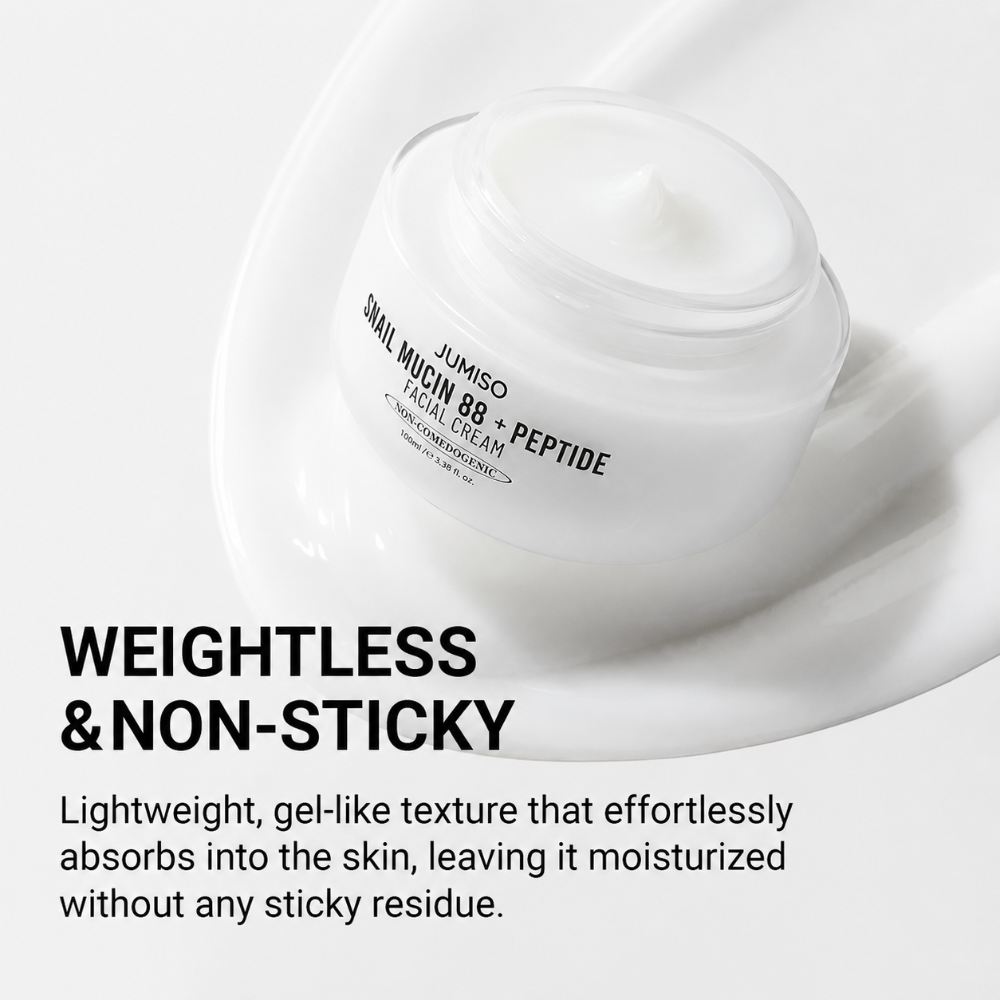 Jumiso Snail Mucin 88% + Peptide Facial Cream (100ml)