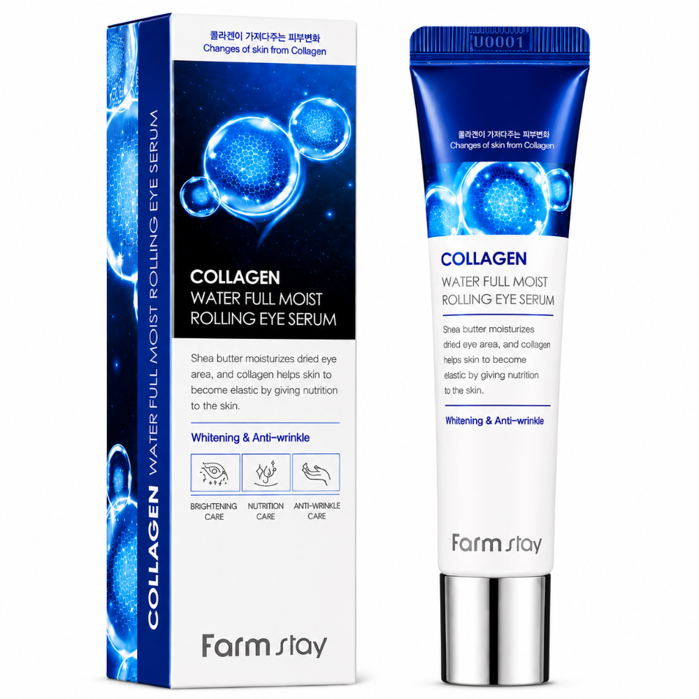 Farmstay Collagen Water Full Moist Rolling Eye Serum (25ml)