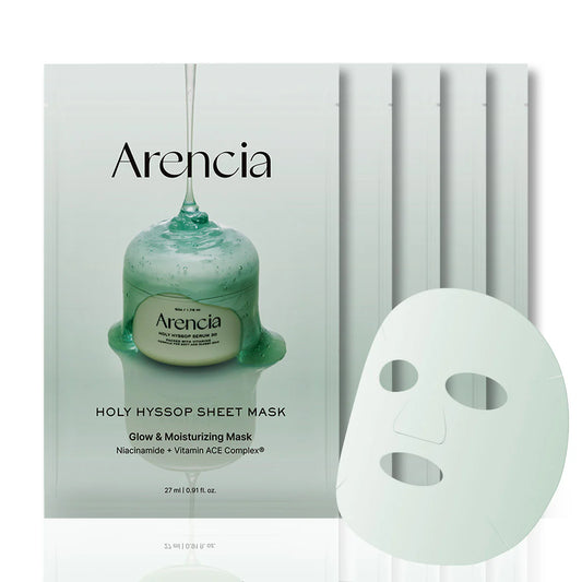 Arencia Holy Hyssop Sheet Mask Set (5 x 27ml)