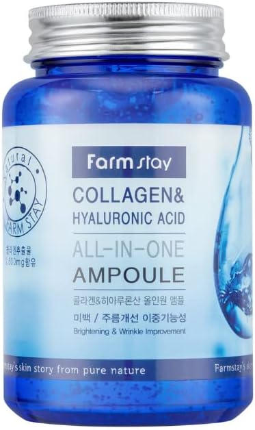 Farmstay Collagen and Hyaluronic Acid All-in-One Ampoule (250ml)