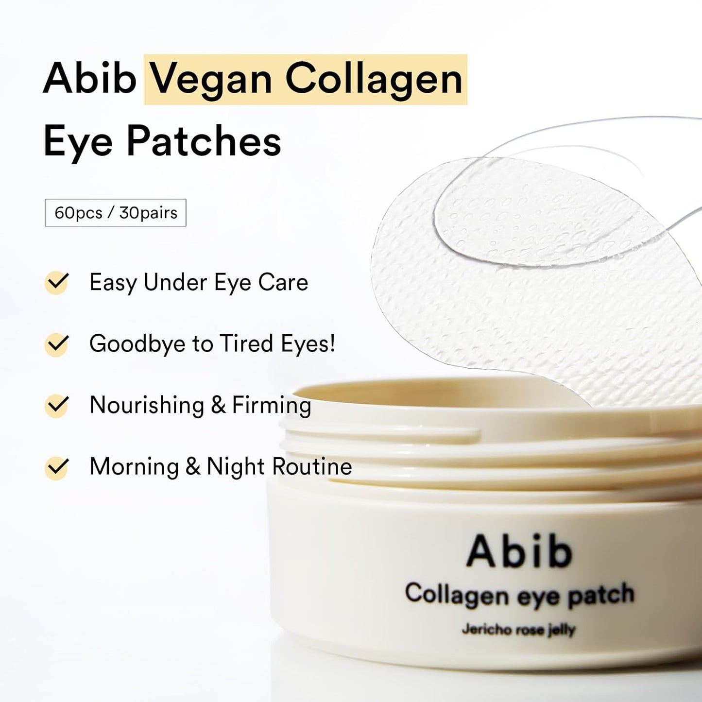 Abib - Collagen Eye Patch Jericho Rose Jelly (90g / 60 ea)