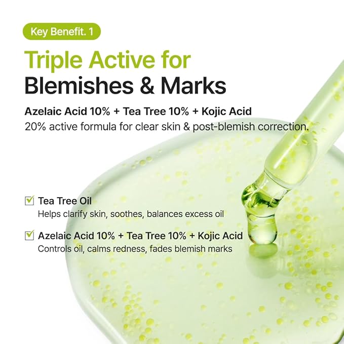 Purito Seoul - Azelaic Acid 10 Kojic Tea Tree Serum (30ml)