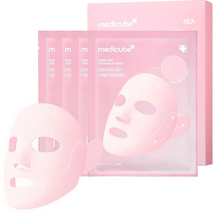 Medicube PDRN Pink Tension Up Mask (34g / 1 sheet X 4)