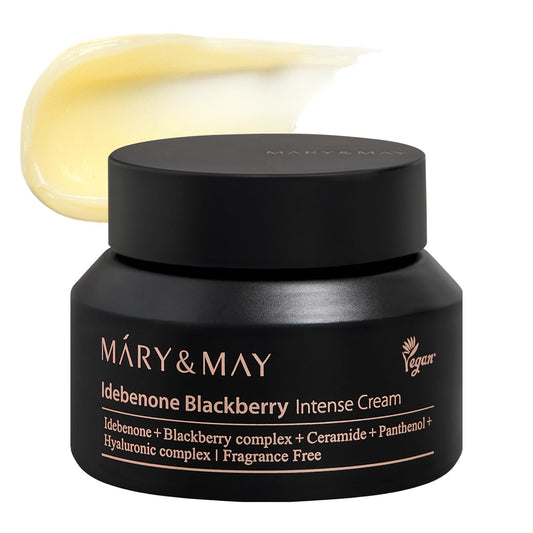 Mary & May - Idebenone Blackberry Intense Fragrance Free Cream (70g)