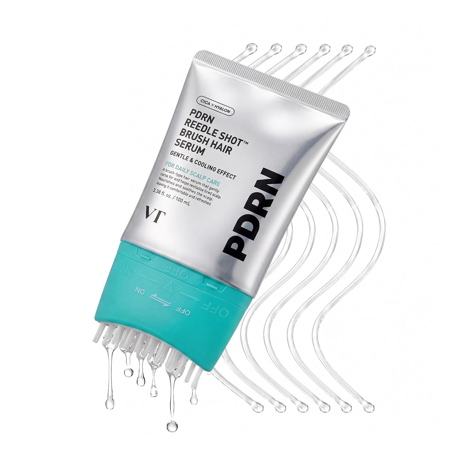 VT - PDRN Reedle Shot Brush Hair Serum (100ml)