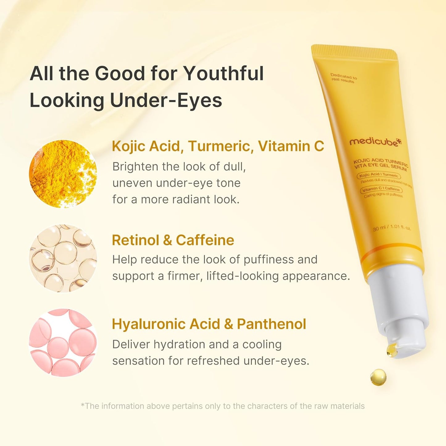 Medicube - Kojic Acid Turmeric Vita Eye Gel Serum (30ml)