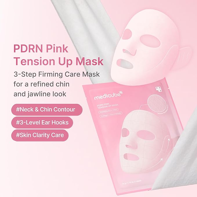 Medicube PDRN Pink Tension Up Mask (34g / 1 sheet X 4)