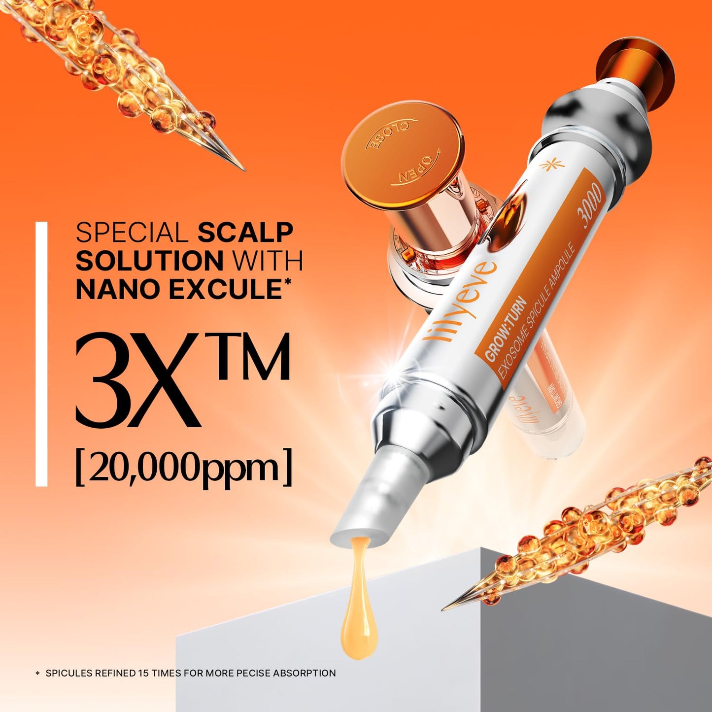 lilyeve GROWTURN Exosome Spicule Ampoule 3000 (10ml)