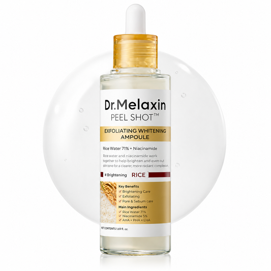 Dr. Melaxin Peel Shot Exfoliating White Rice Ampoule (80ml)