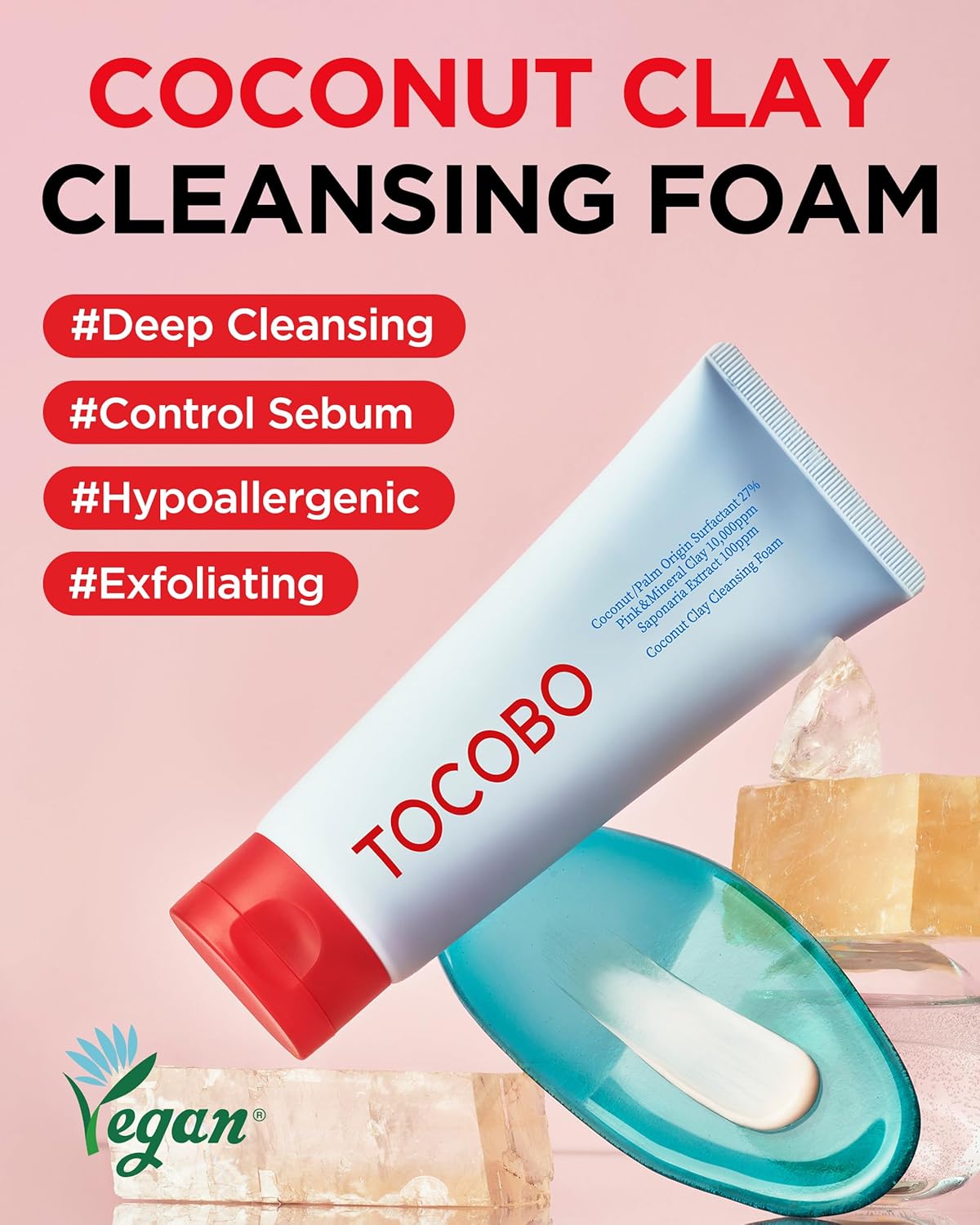 Tocobo - Coconut Clay Cleansing Foam (150ml)