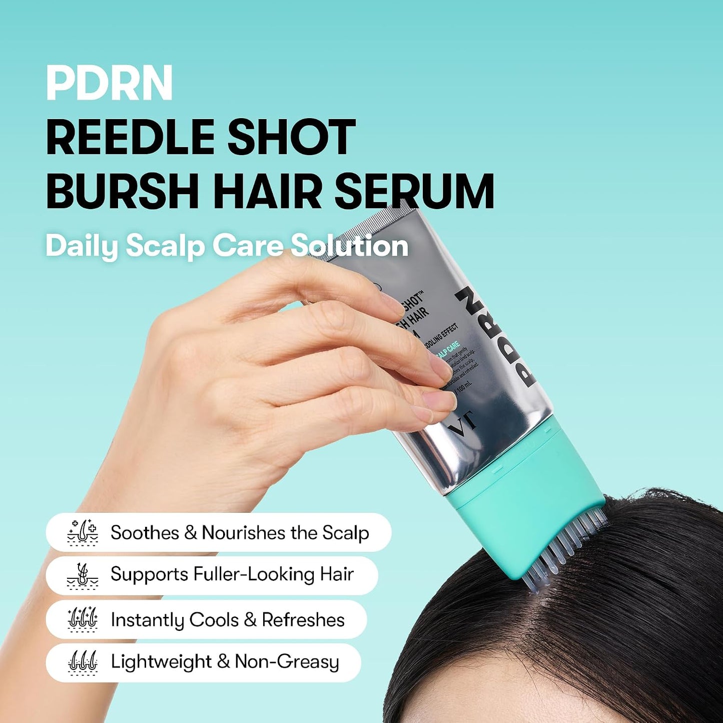 VT - PDRN Reedle Shot Brush Hair Serum (100ml)