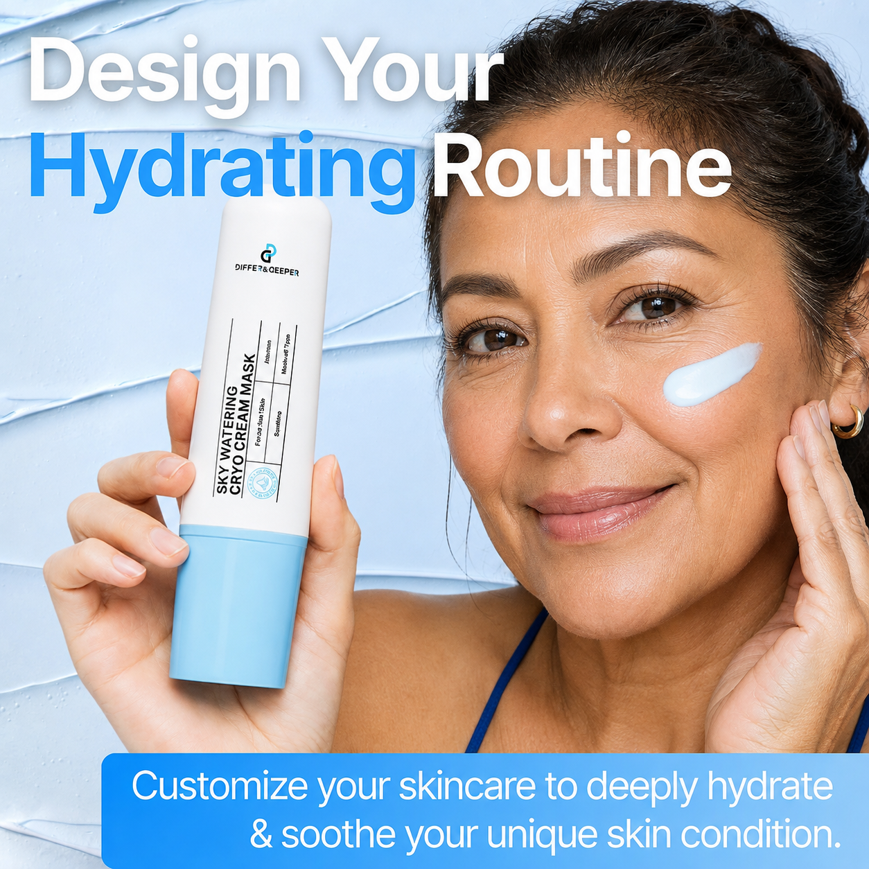 DIFFER&DEEPER Sky Watering Cryo Cream Mask (100g)