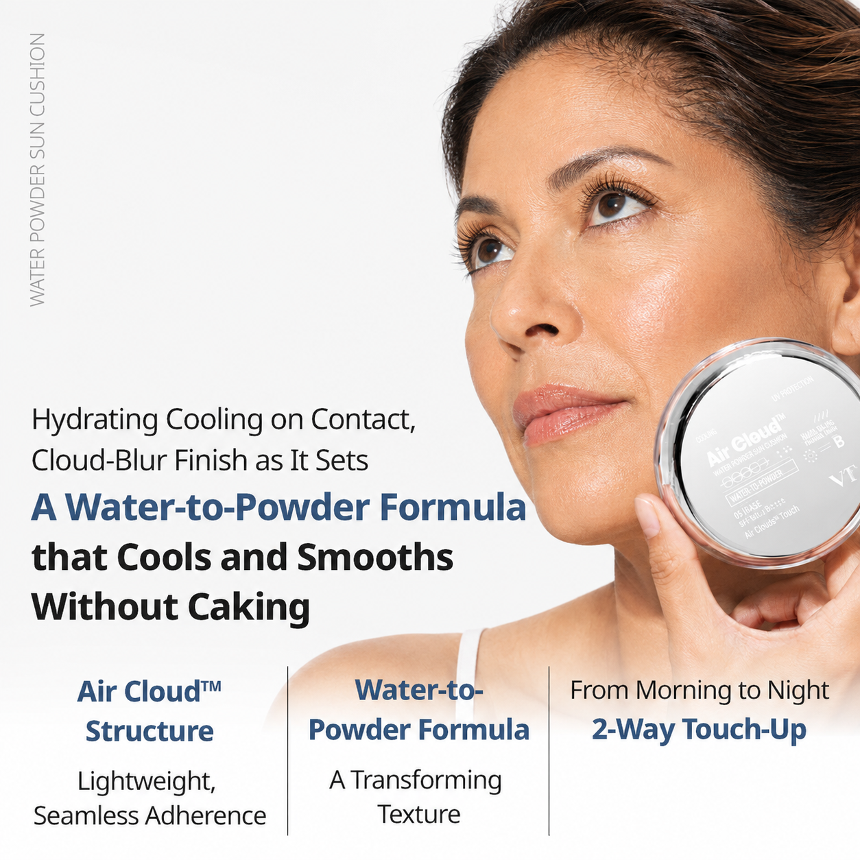 VT Air Cloud Water Powder Sun Cushion (12g)