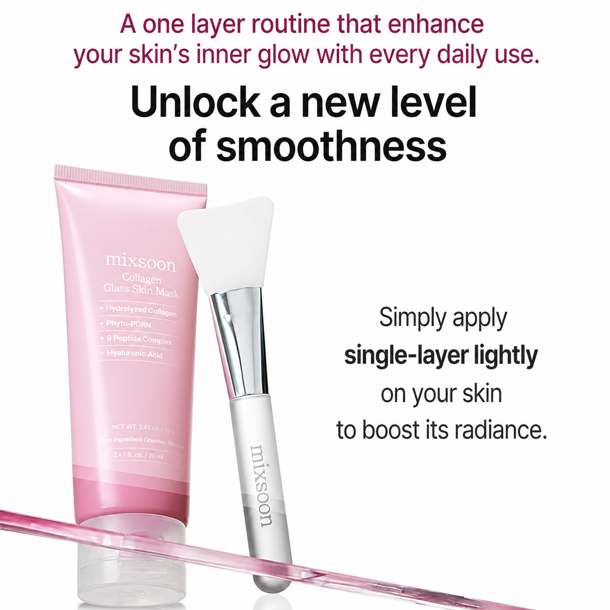 Mixsoon - Collagen Glass Skin Mask (80ml)