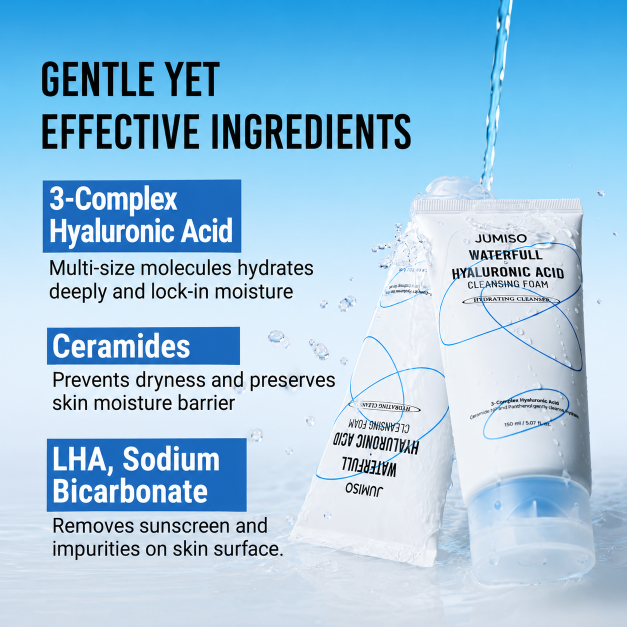 Jumiso Waterfull Hyaluronic Acid Cleansing Foam (150ml)
