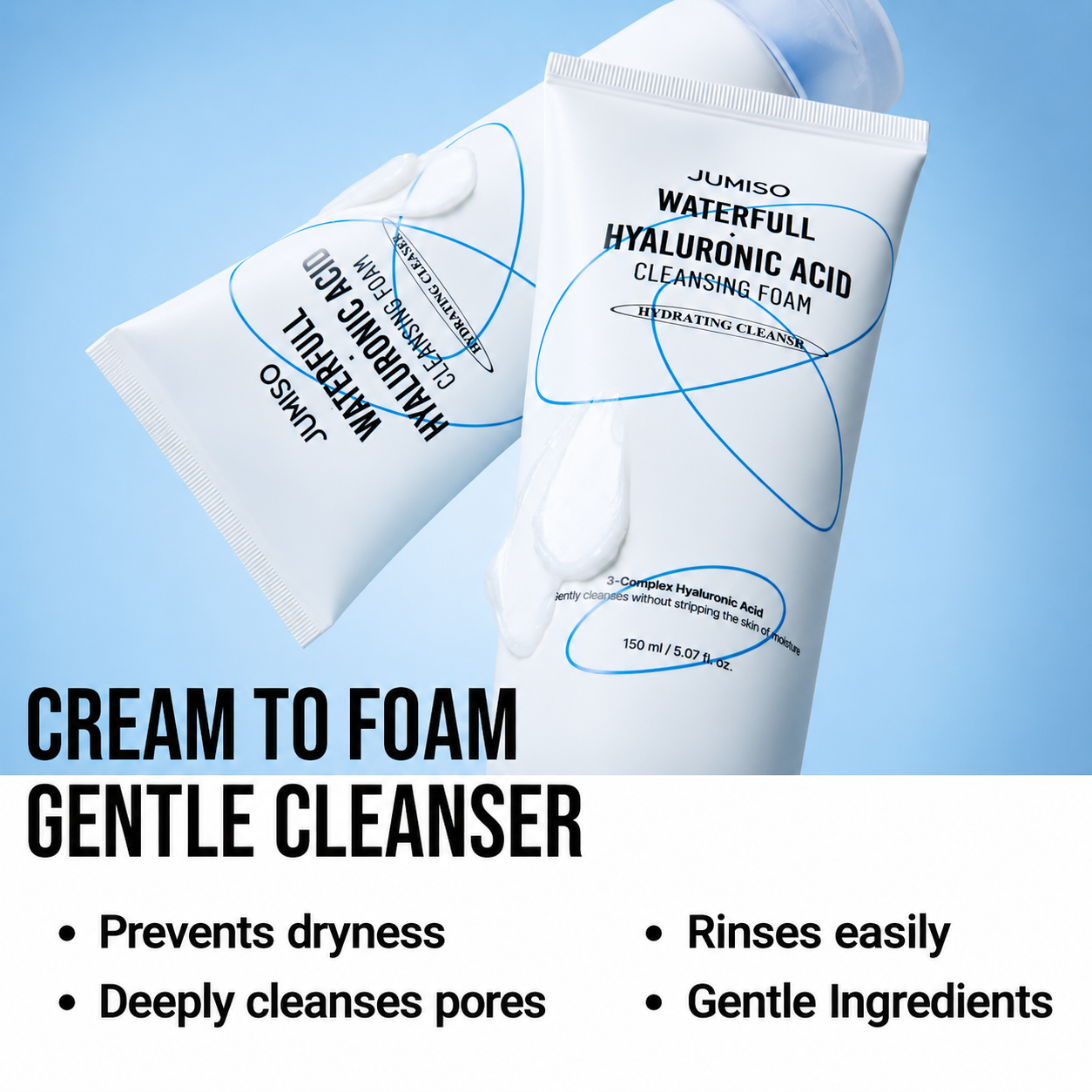 Jumiso Waterfull Hyaluronic Acid Cleansing Foam (150ml)