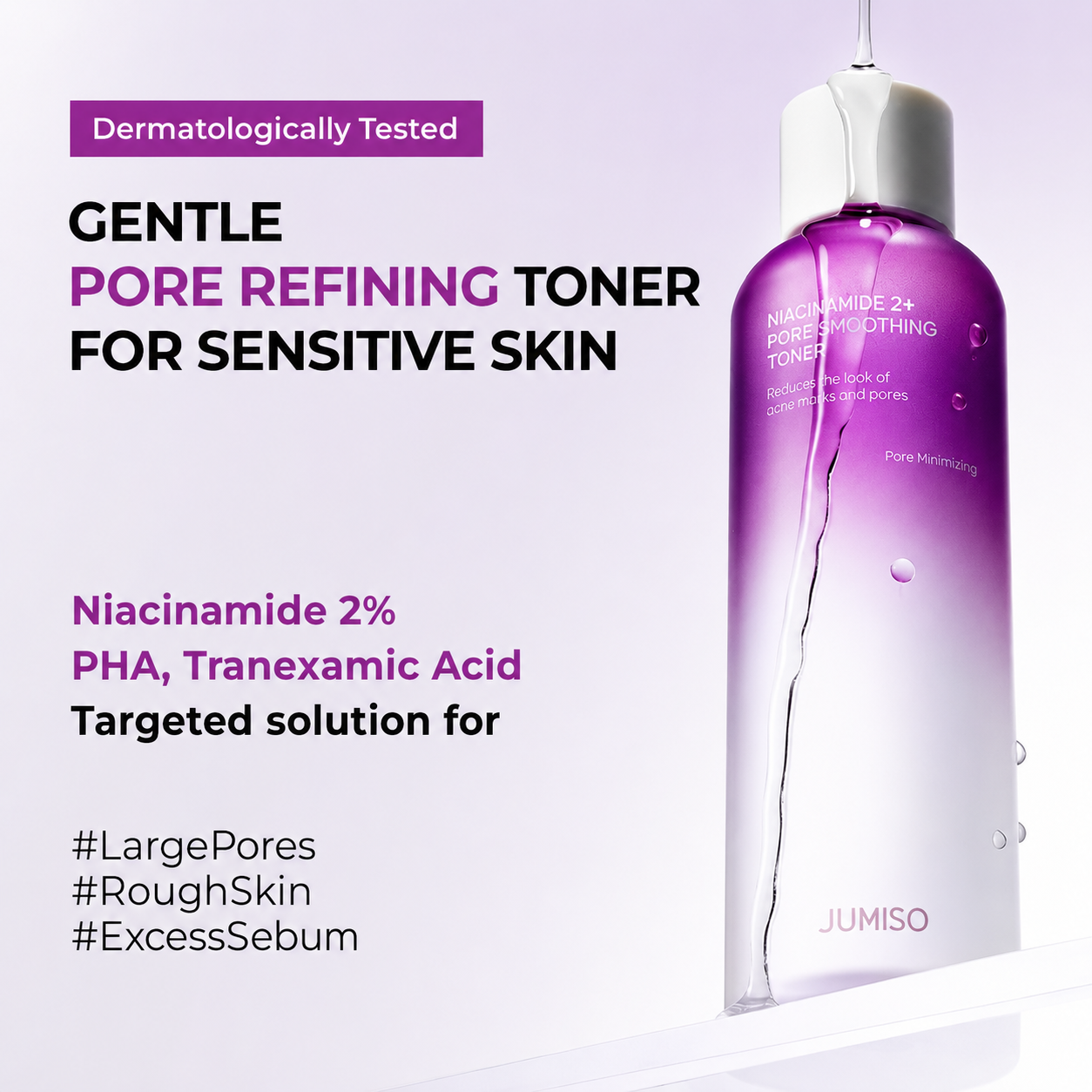 Jumiso Niacinamide 2+ Pore Smoothing Toner (205ml)