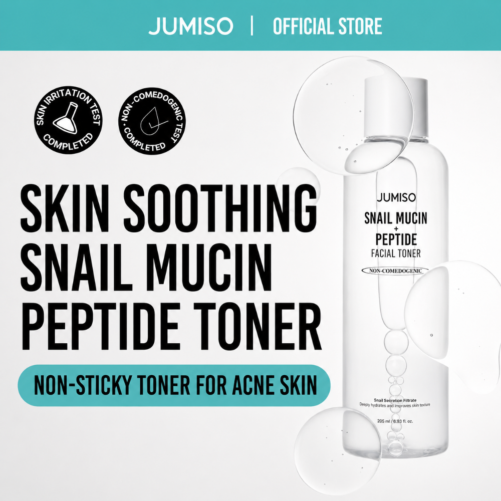 Jumiso Snail Mucin + Peptide Facial Toner (205ml)