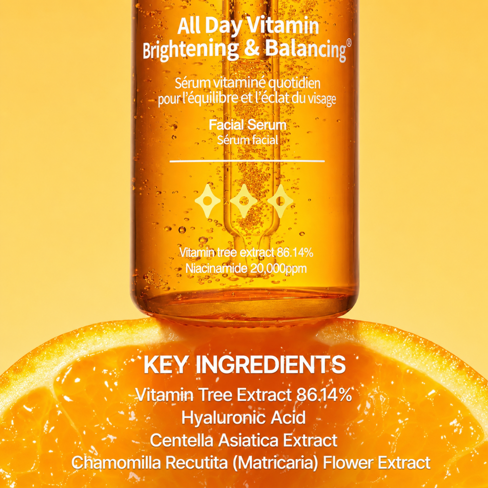 Jumiso All Day Vitamin Brightening & Balancing Facial Serum (50ml)