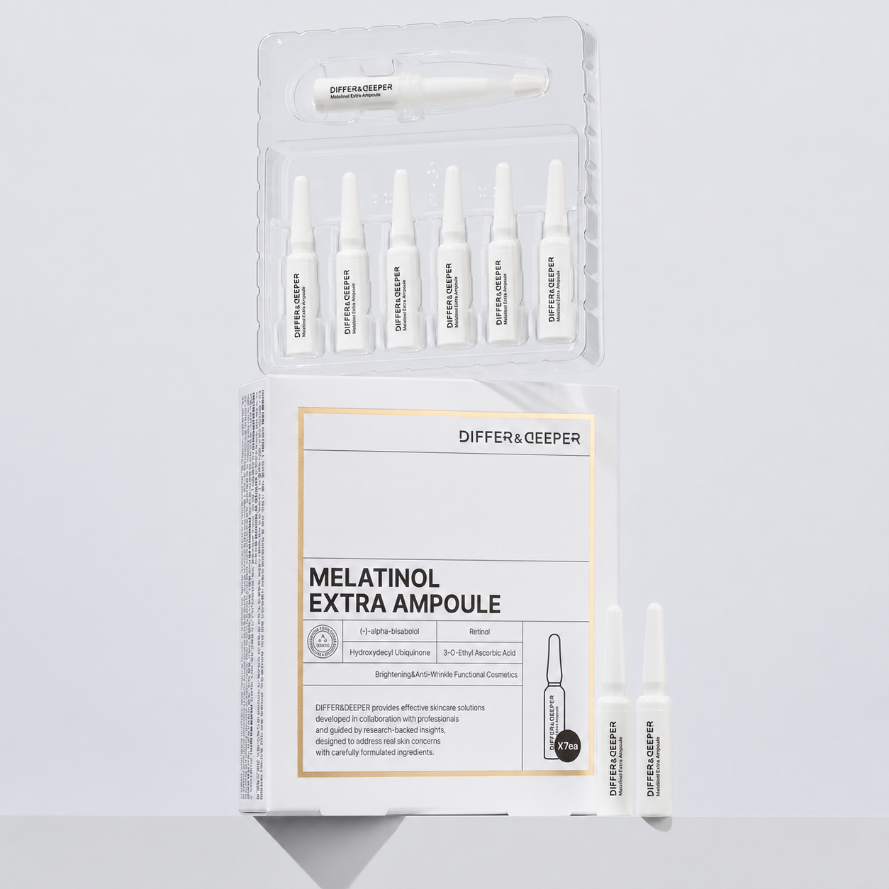 DIFFER&DEEPER Melatinol Extra Ampoule (2ml x 7)