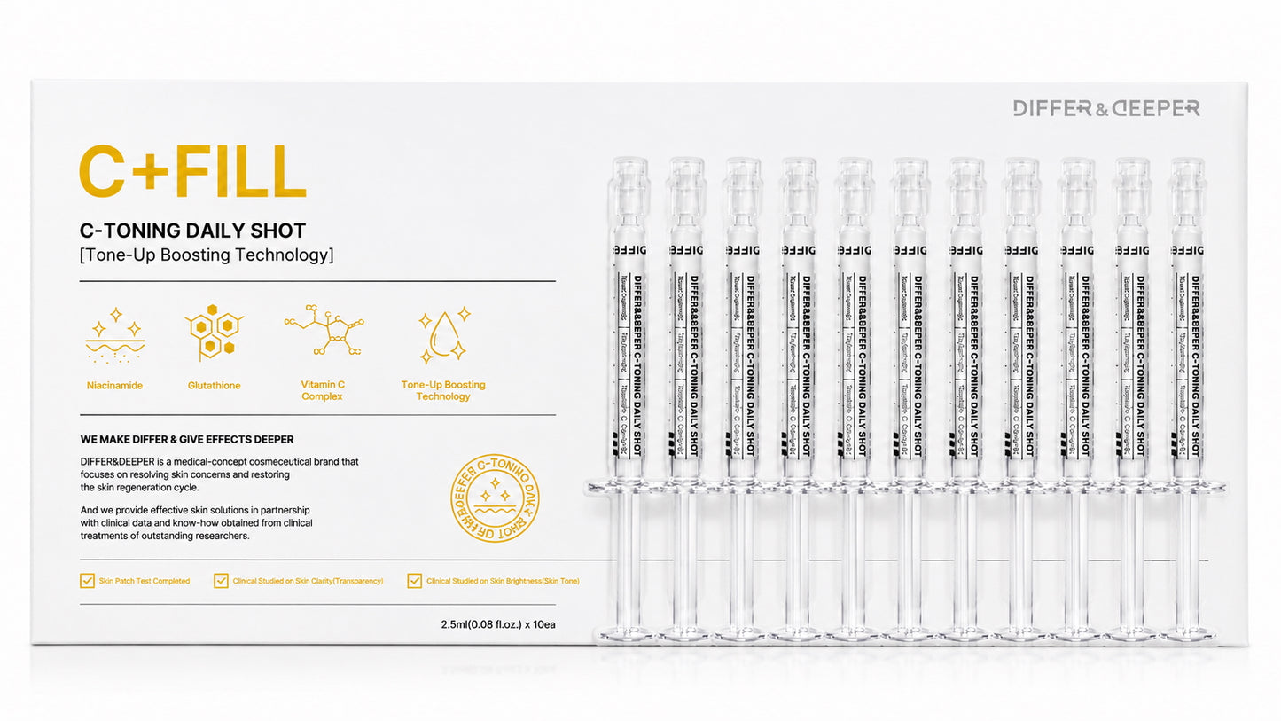 DIFFER&DEEPER C-Toning Daily Shot (2.5ml x 2)