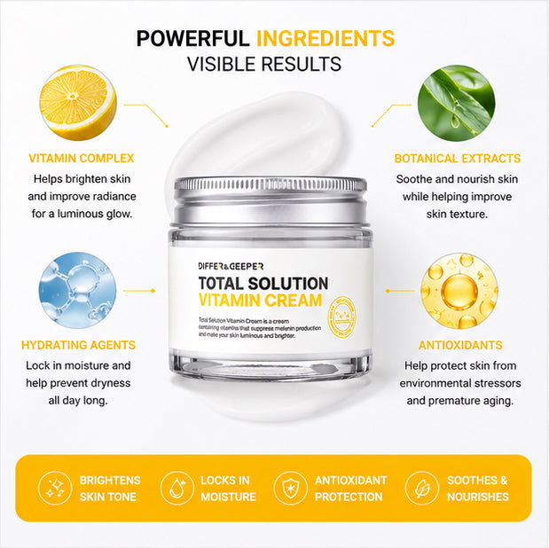 DIFFER&DEEPER Total Solution Vitamin Cream (70g)