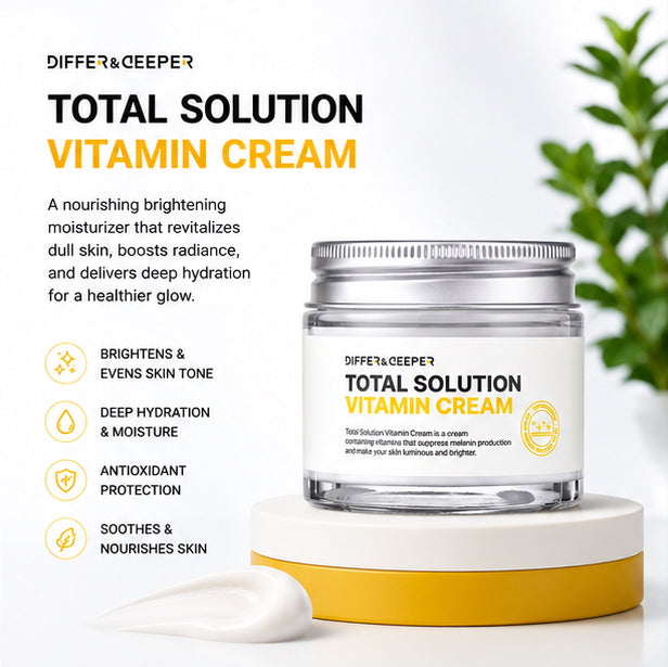 DIFFER&DEEPER Total Solution Vitamin Cream (70g)