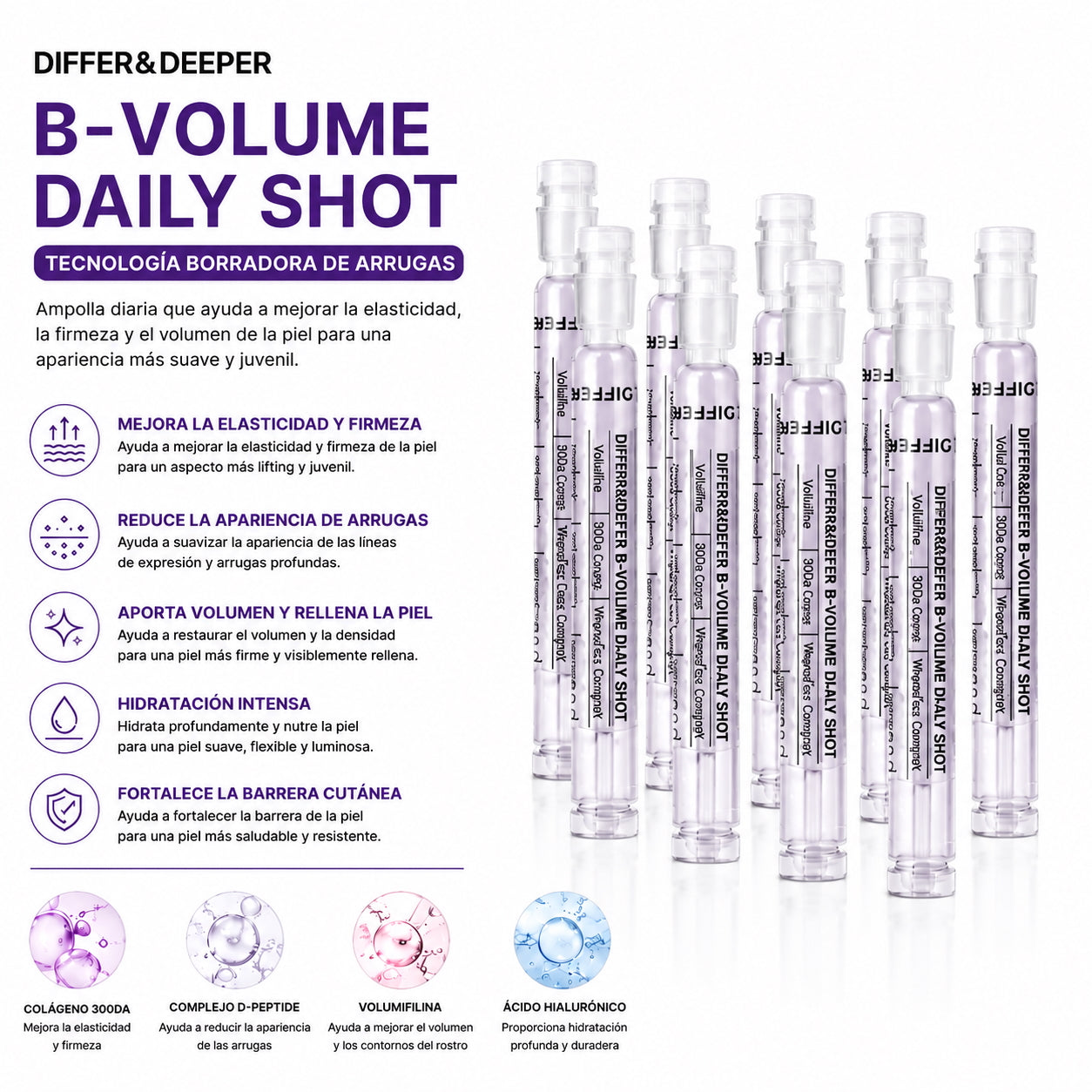 DIFFER&DEEPER B-Volume Daily Shot (2.5ml x 2)
