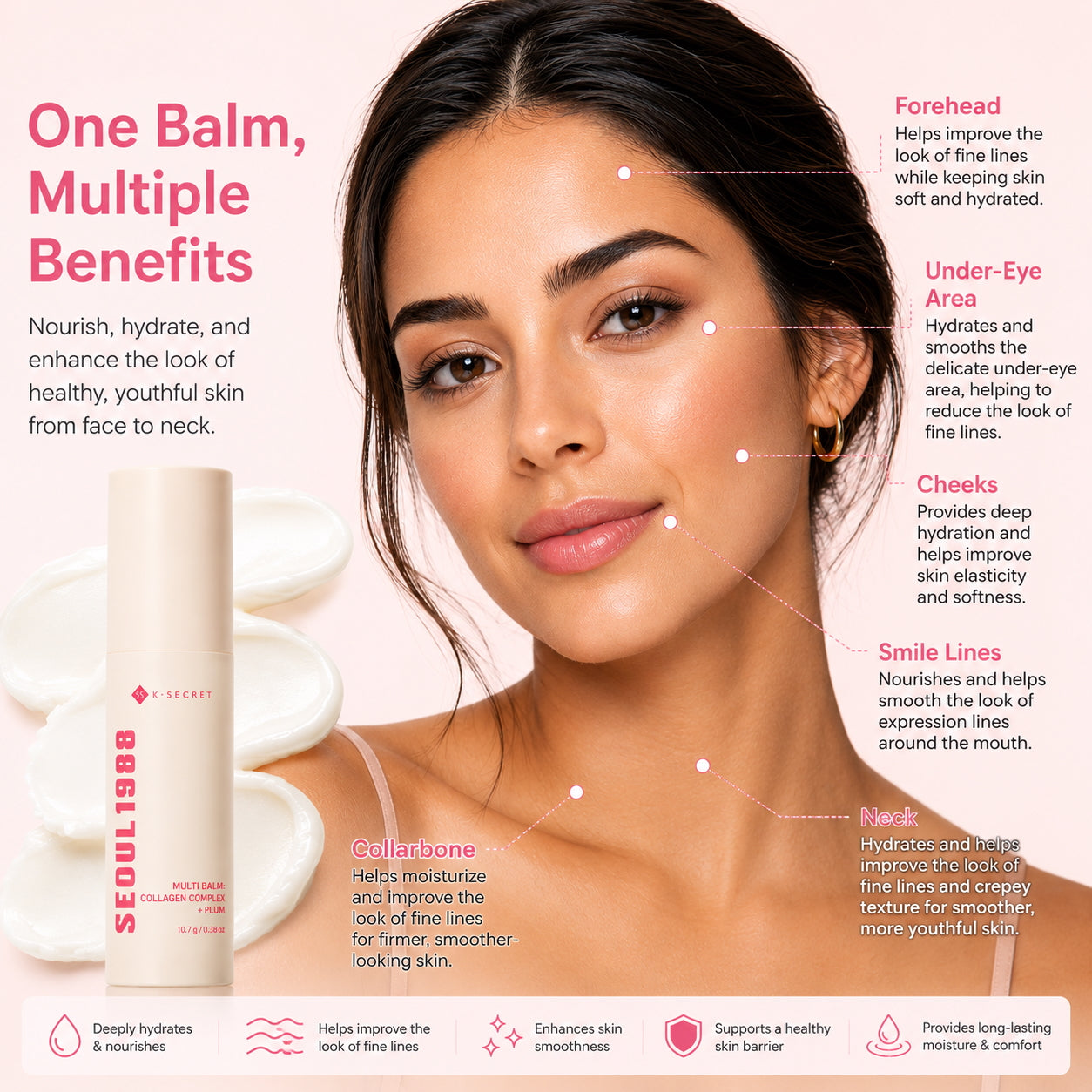 K-SECRET SEOUL 1988 Collagen Multi Balm (10.7g)