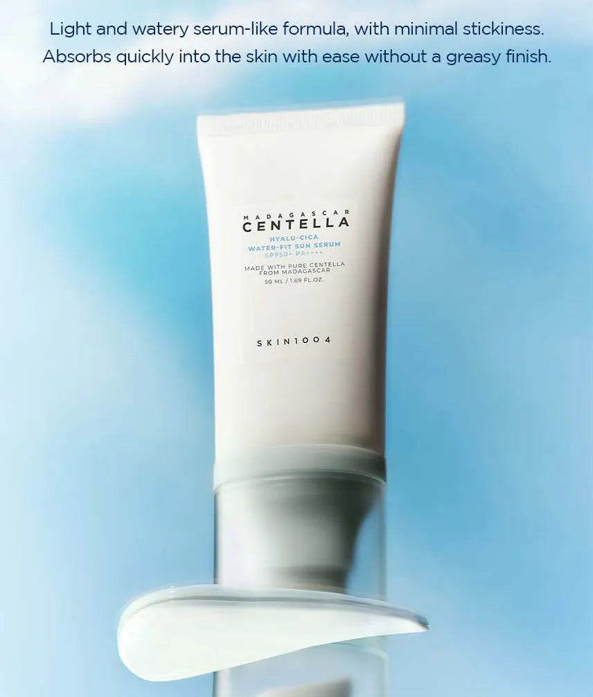 SKIN1004 - Madagascar Centella Hyalu-CICA Water-Fit Sun Serum 2-pack x 50ML