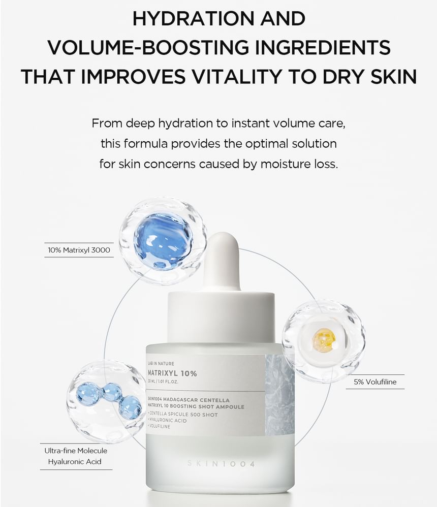 SKIN1004 Madagascar Centella Matrixyl Boosting Shot Ampoule 30 Ml