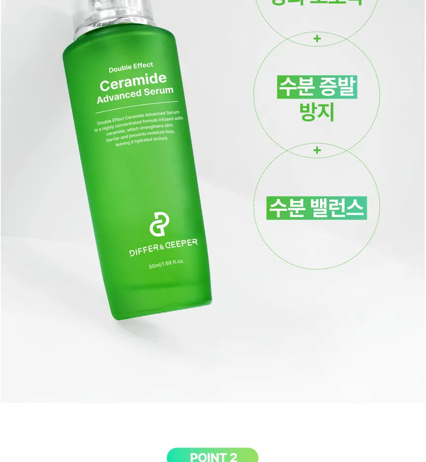 DIFFER&DEEPER Double Effect Ceramide Advanced Serum (50ml)