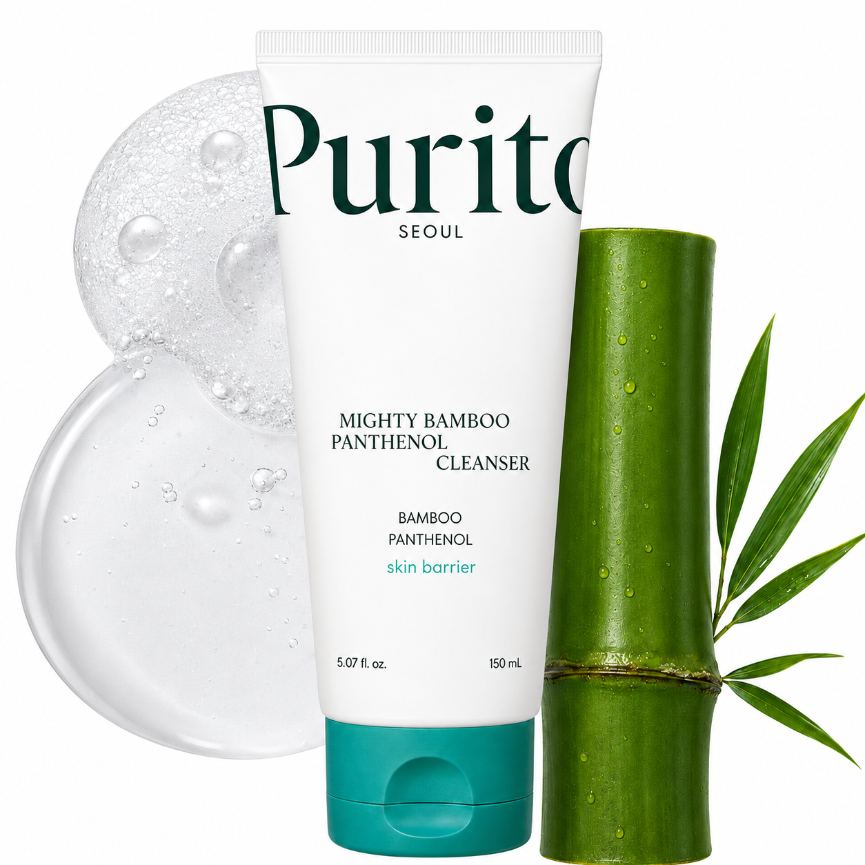 Purito SEOUL - Mighty Bamboo Panthenol Cleanser 150ml
