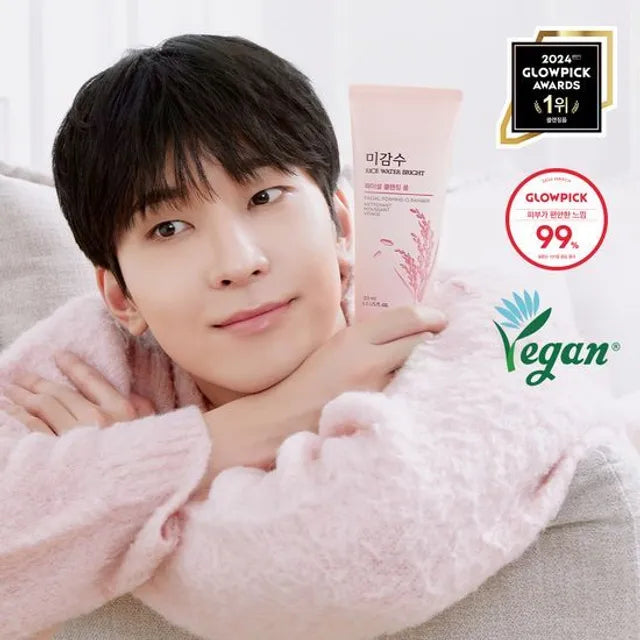 The Face Shop Rice Water Bright Foaming Cleanser Jumbo (300ml)