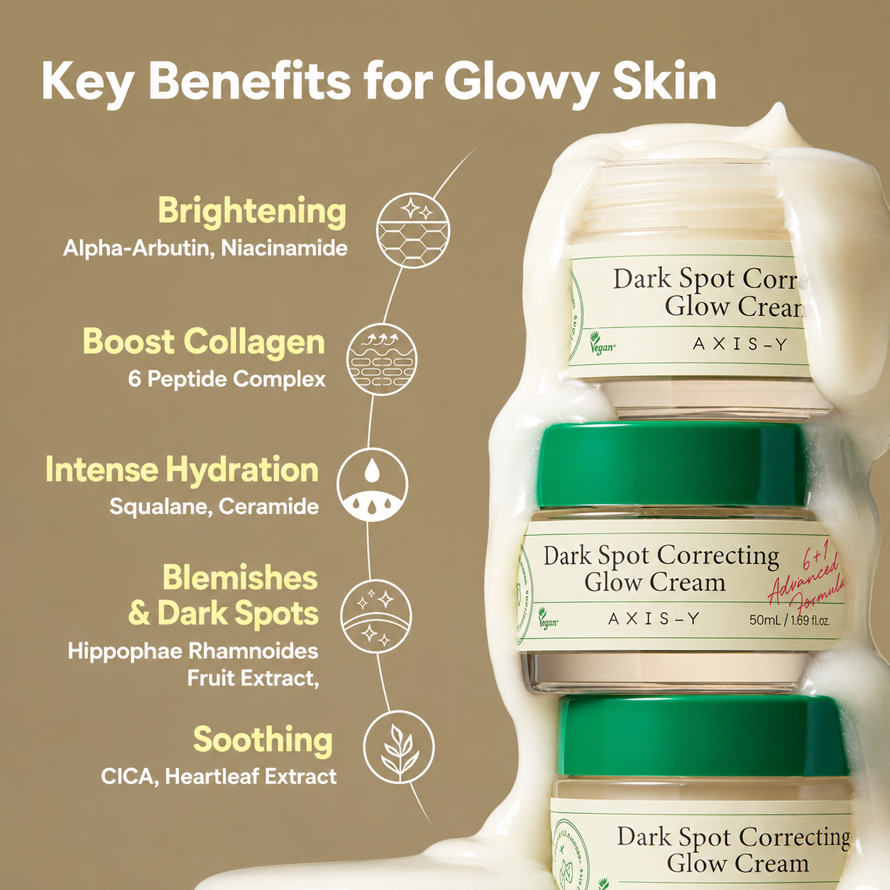 Axis-Y - Dark Spot Correcting Glow Cream (50ml)