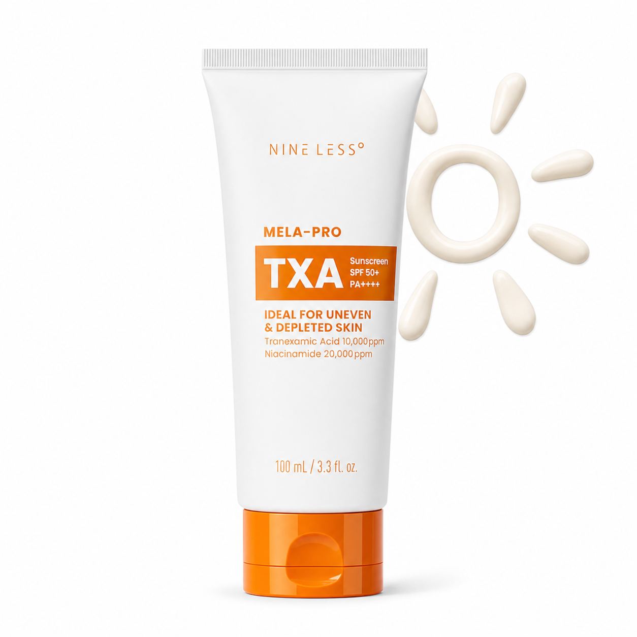 NINELESS MELA-PRO 5% TXS Sunscreen SPF 50+ PA++++ (100ml)