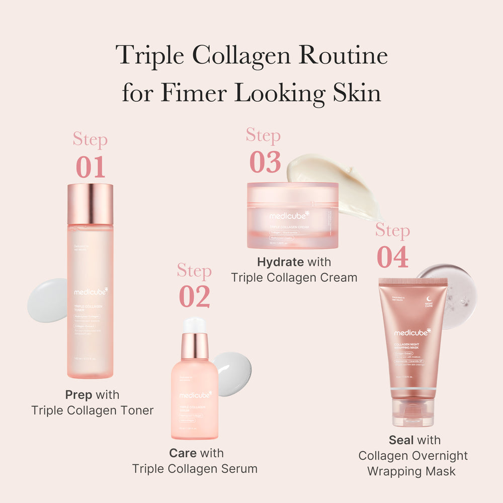 Medicube Triple Collagen skincare routine