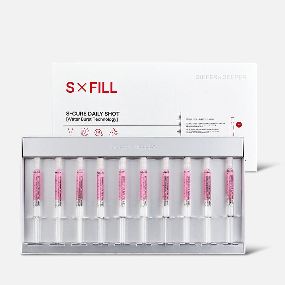DIFFER&DEEPER S-X Fill S-Cure Daily Shot official 10-piece packaging