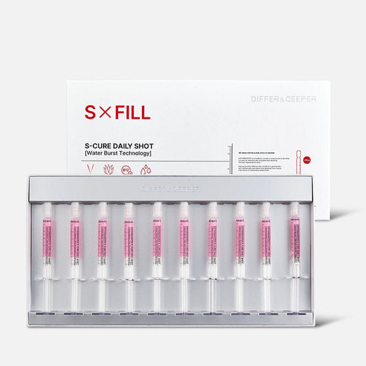 DIFFER&DEEPER S-X Fill S-Cure Daily Shot official 10-piece packaging