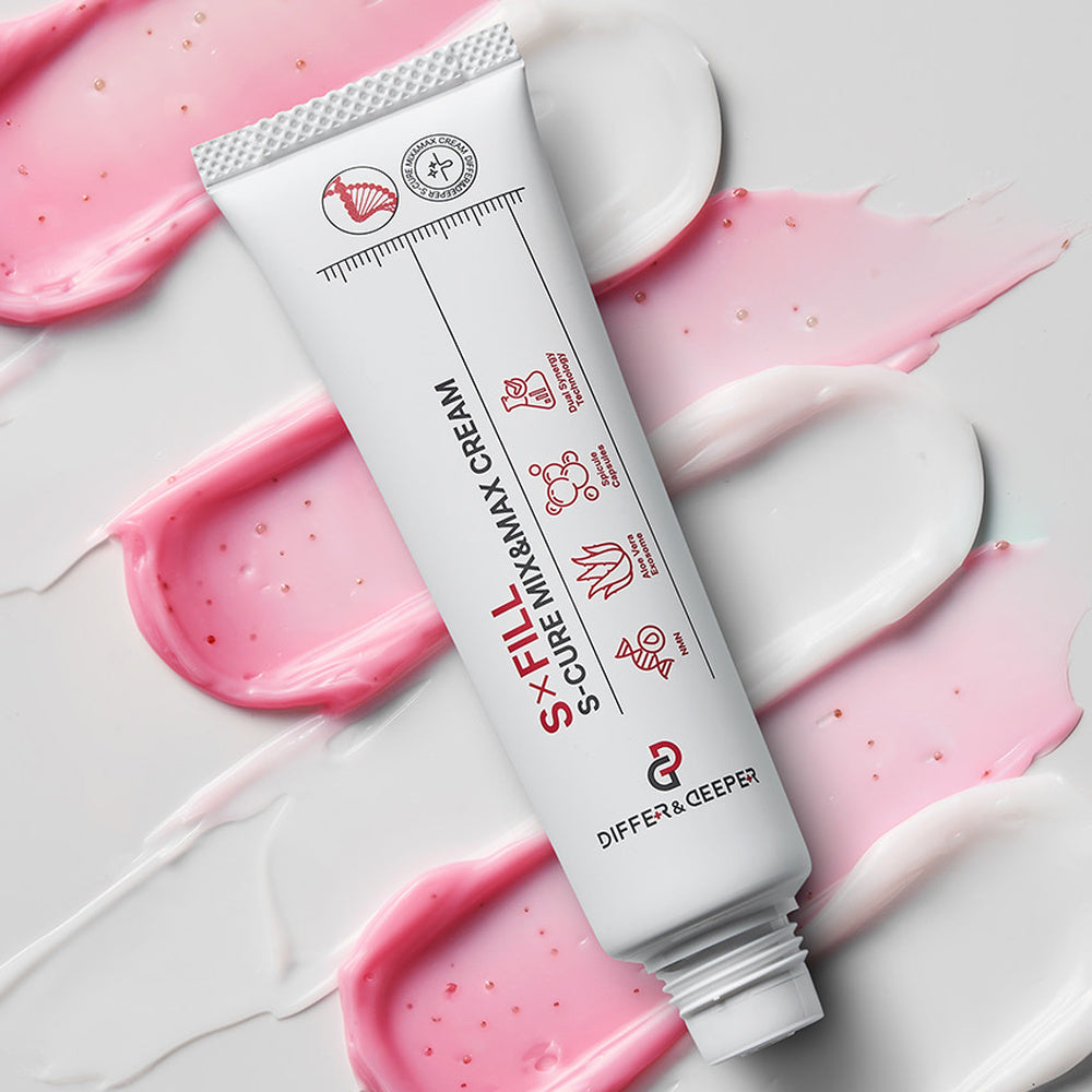 DIFFER&DEEPER S-X Fill S-Cure Mix & Max Cream official texture image