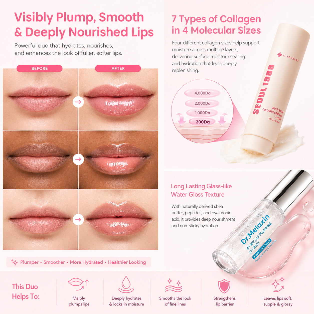 💋 Lip Plumping & Smoothness Set™